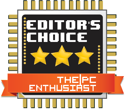 thepcenthusiast editor's choice award