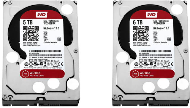 WD Red 5TB and 6TB NAS Hard Drives