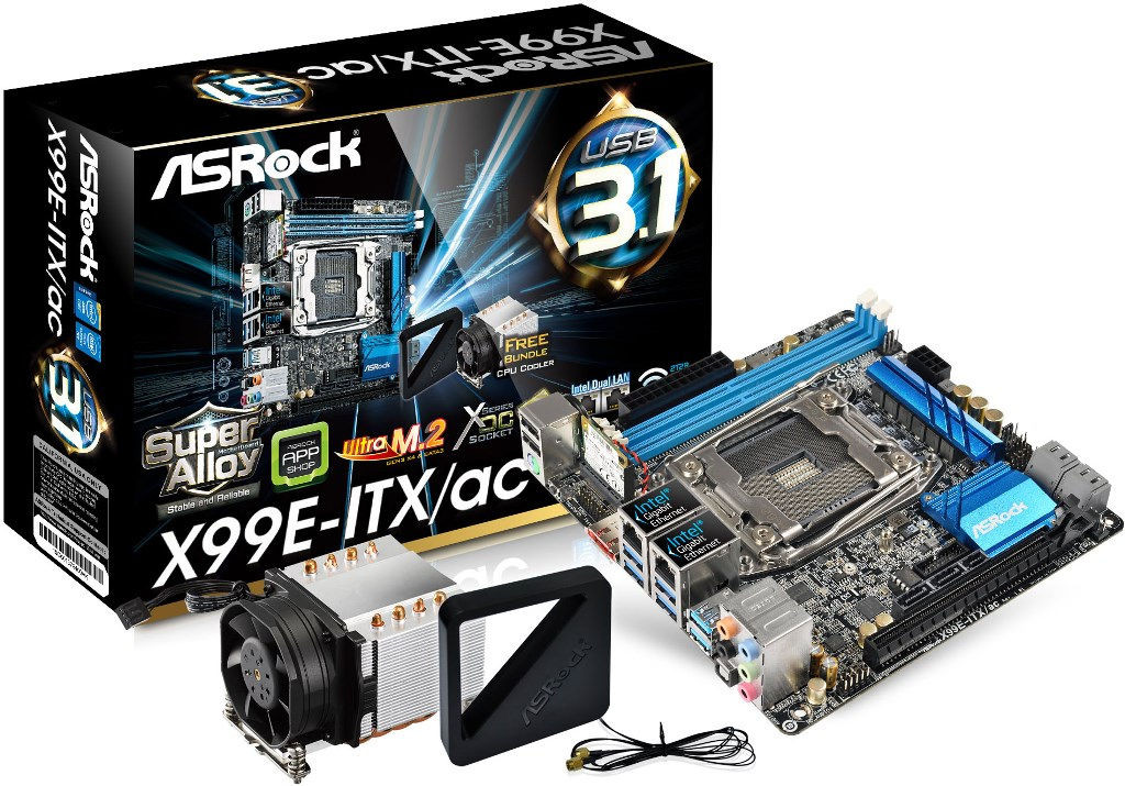 ASRock X99E-ITX-ac X99 mini ITX motherboard