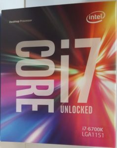 Intel Core i7-6700K Skylake CPU Box Art