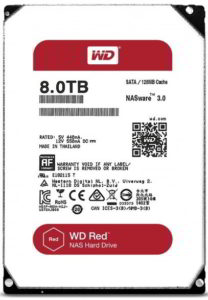 WD Red 8TB Helium-filled hard drive