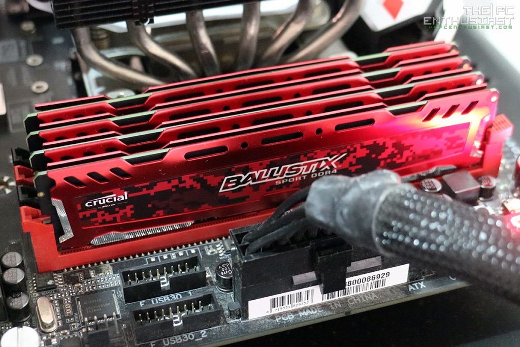 Crucial Ballistix Sports LT Red DDR4 2400 Review