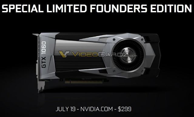 GeForce GTX 1060 Founders Edition Price