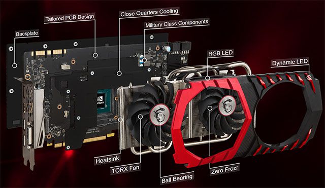 MSI GTX 1080 and 1070 GAMING Z Specifications