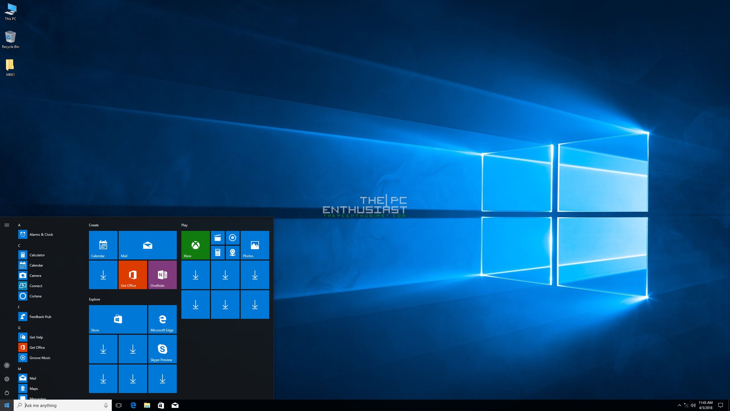Производитель windows 10. ОС виндовс 10. Microsoft 10. Windows 10 Redstone 5. Рабочий стол Windows 10.