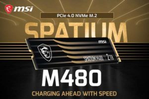 msi spatium NVMe SSD series