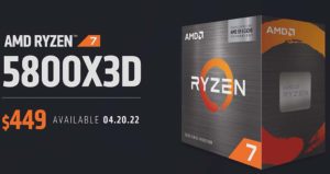 AMD Ryzen 7 5800X3D Price and Availability