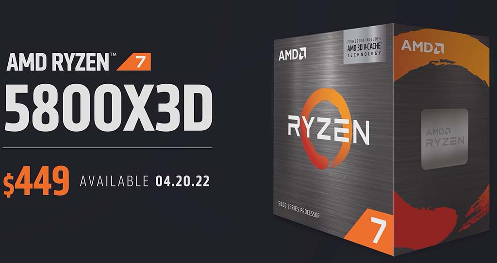 AMD Ryzen 7 5800X3D Price and Availability