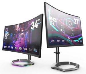 Cooler Master GM34 and GM27 Curved Gaming Monitors