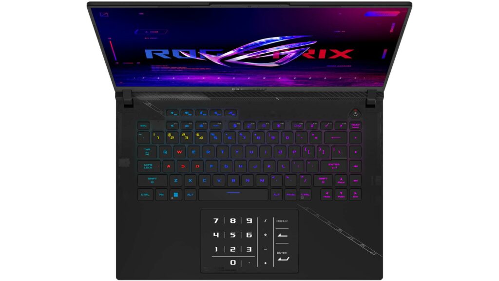 华硕 ROG Strix Scar 16 (2023) G634 键盘视图