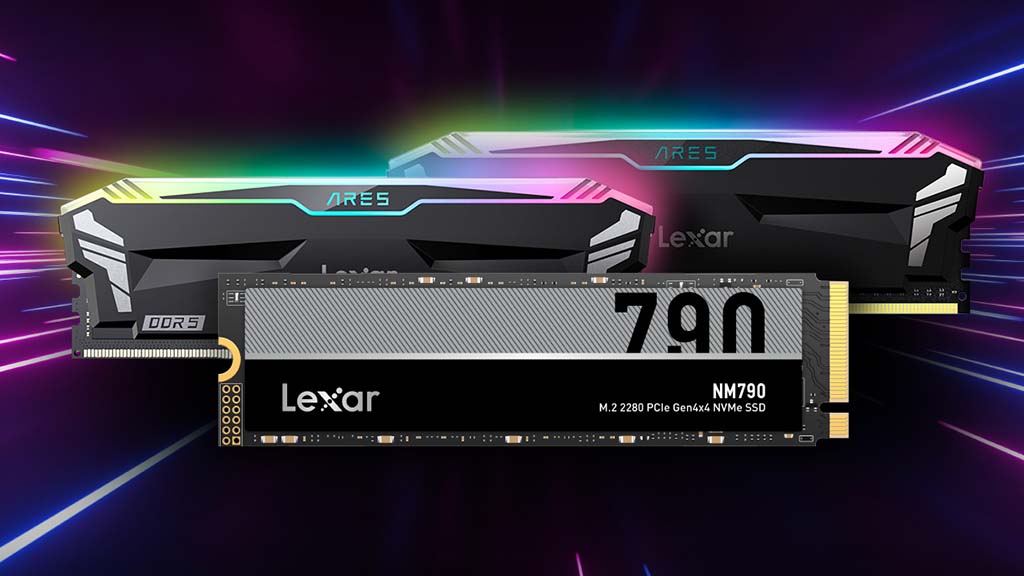 Lexar NM790 M.2 2280 GEN 4X4 NVME SSD and Ares DDR5 6400MHz