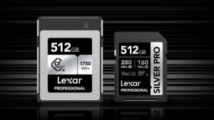 Lexar Professional CFexpress Type B and SDXC UHS-II Silver Series Cards