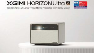 XGIMI horizon ultra 4k long throw home projector