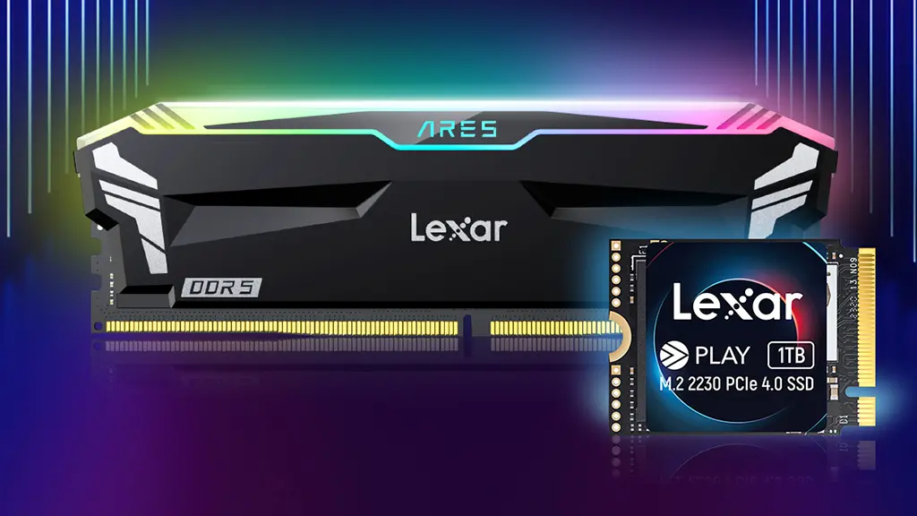 Lexar Play 2230 SSD and Ares RGB DDR5-7200