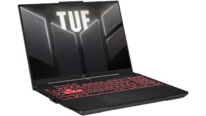 asus tuf gaming a16 (2024) side view
